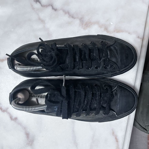 Converse All Star leather sneakers size 40, like new, black