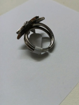 Silver ring new, size 49