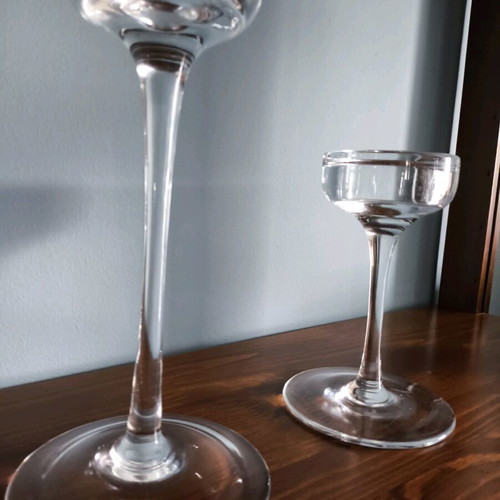 IKEA Blomster candleholders vintage 1999 like new, set of 2 glass