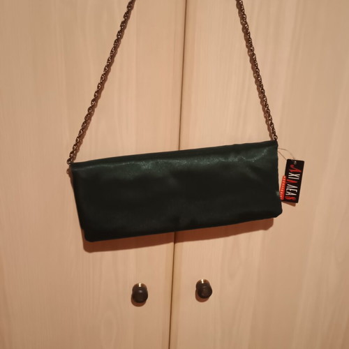 Satin crossbody bag Achilleas Accessories green new