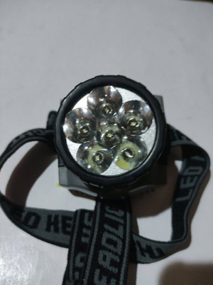 Headlamp new with adjustable strap without batteries