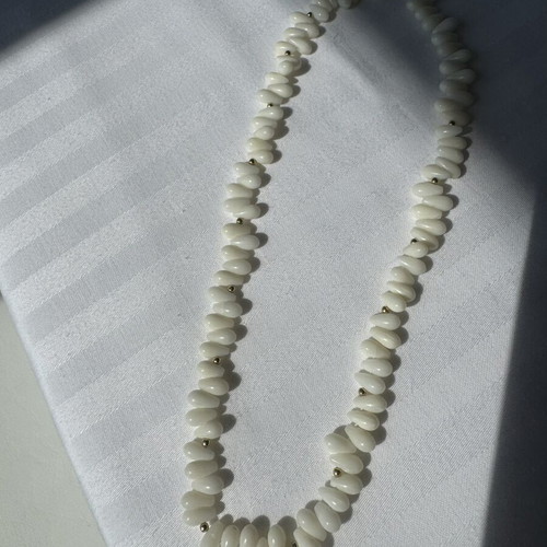 Necklace with semiprecious stones and gold-plated silver, like new