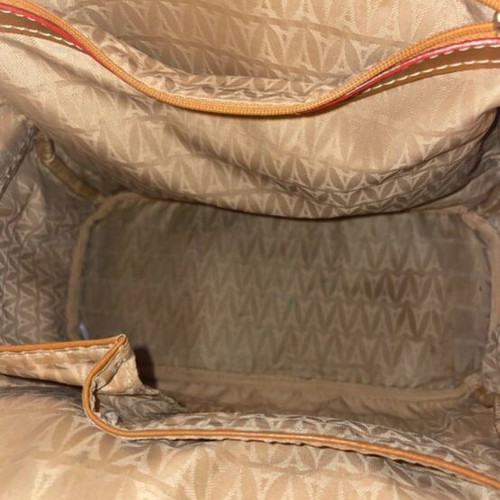 Le tour Eiffel backpack bag used, brown and orange