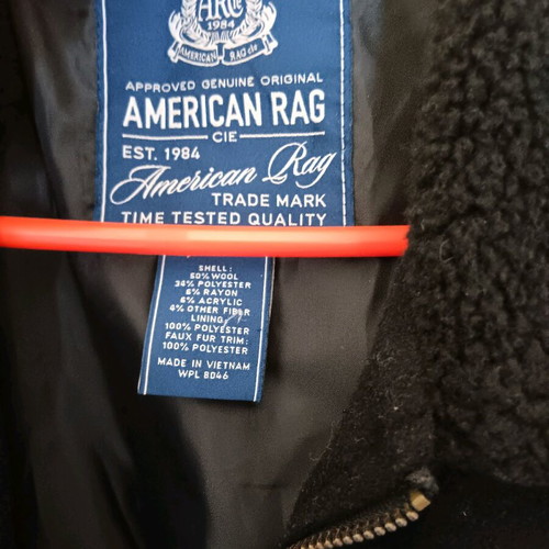 American Rag Cie men's jacket black large like new