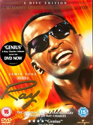 Ray DVD drama biography movie with Jamie Foxx, sealed, English subtitles