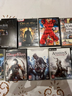 PC Games pack like new with Mass Effect, Deus Ex, GTA, Prince of Persia, Assassin's Creed