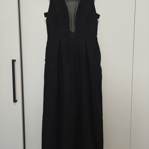 Ioanna Kourbela black jumpsuit with pockets, size S
