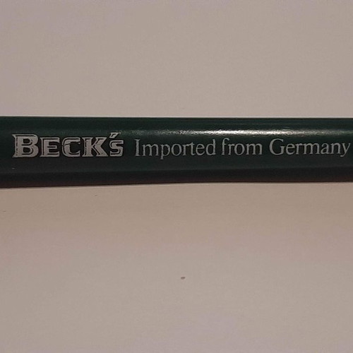 Beck's collectible pen used