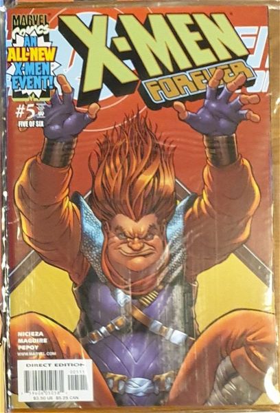  MARVEL COMICS xenoglossa X-MEN FOREVER 2001