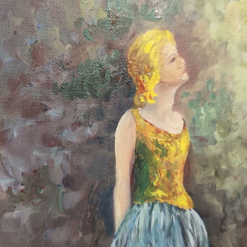The Ballerina of Degas 1994 painting by Eleni Papadopoulou like new
