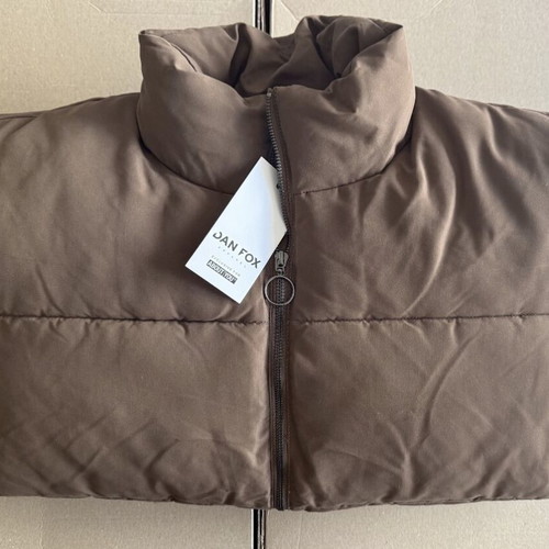 Dan Fox Apparel Winter Jacket new, men's brown L-XL oversized