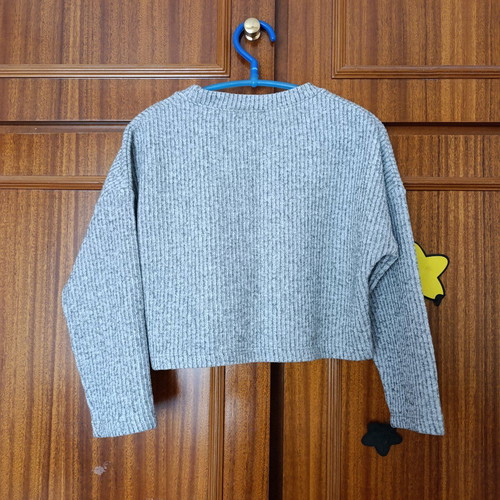 Evita crop top gray like new, size 128 cm