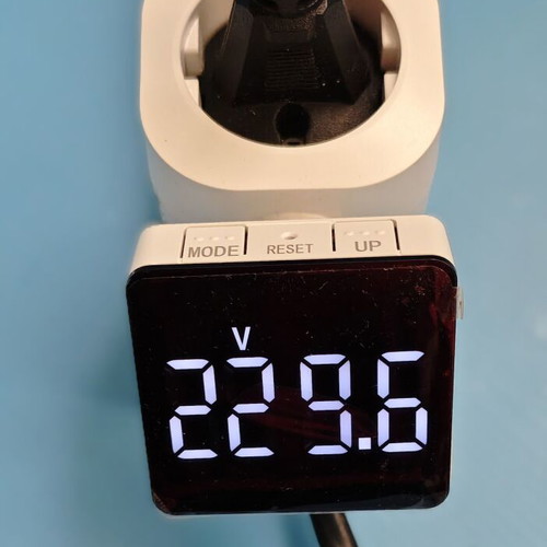Electricity Meter with LCD Screen 16A 3680W New, pack of 2