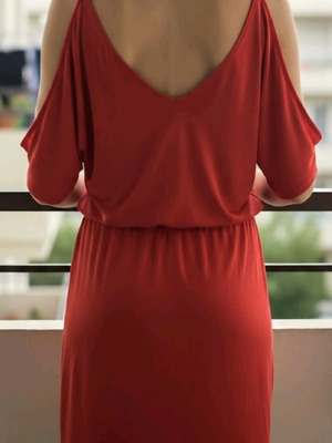 Lanston Mini Red Dress Like New, Size M