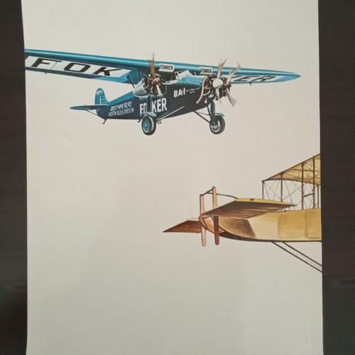 Pioneers of Aviation children's educational book in German like new