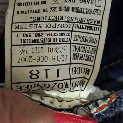 Women's elastic cotton jeans Large blue like new