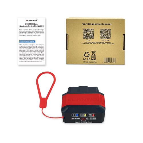 Konnwei KW906 OBD2 Diagnostic Scanner Bluetooth 5.2 New