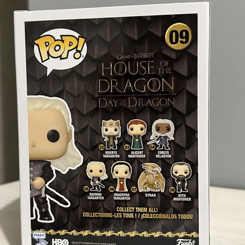 Funko Pop Daemon Targaryen 09 with Dragon Egg new, exclusive