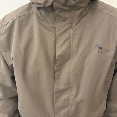 McKinley waterproof jacket XL with fleece, olive green