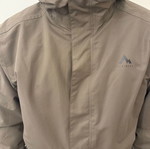 McKinley waterproof jacket XL with fleece, olive green