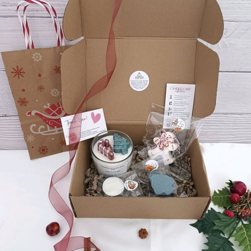 Bakery Spiced Gift Box candle set with Kurabies and gingerbread scents