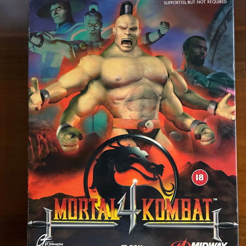 Mortal Kombat 4 PC Big Box Edition like new, complete in box