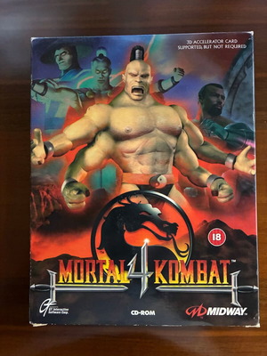 Mortal Kombat 4 PC Big Box Edition like new, complete in box