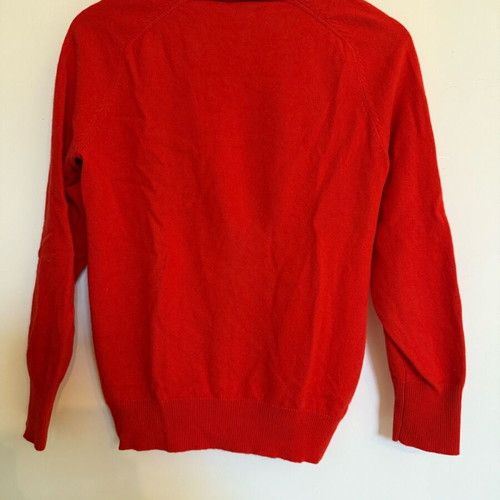 Zara knitted sweater like new, red, size S, wool and cashmere