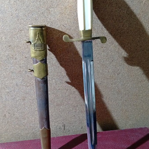 Bulgarian decorative dagger 1970, unsharpened