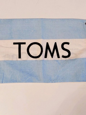 TOMS fabric storage bag like new for shoes or bag