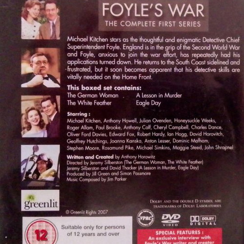 Foyle's War DVD set, complete first series