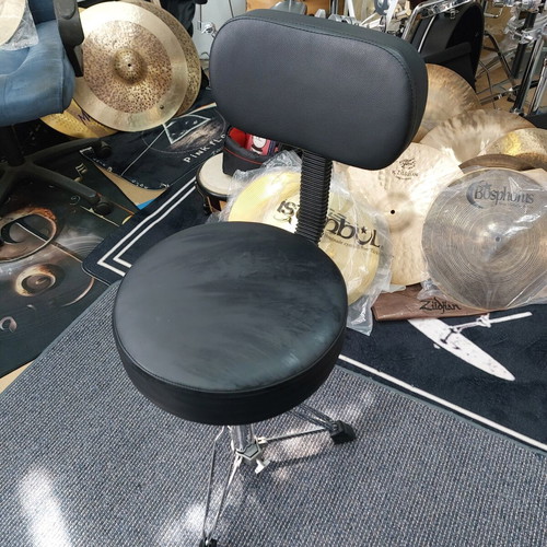 Σκαμπώ drummer με πλάτη και πνευματική ρύθμιση ύψους, με πιατίνι ride 20"