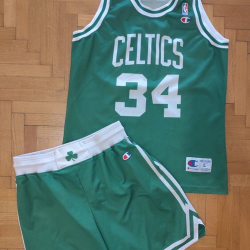 Boston Celtics NBA jersey and shorts set used, authentic