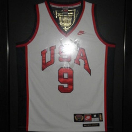 Michael Jordan USA Los Angeles Olympic Games 1984 jersey framed like new