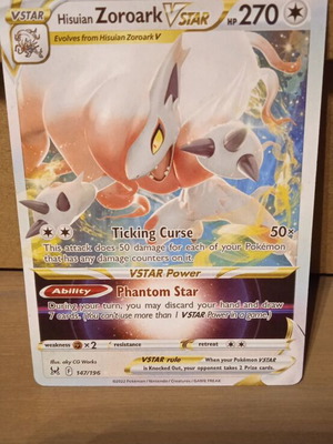 Zoroark VStar Pokemon card new
