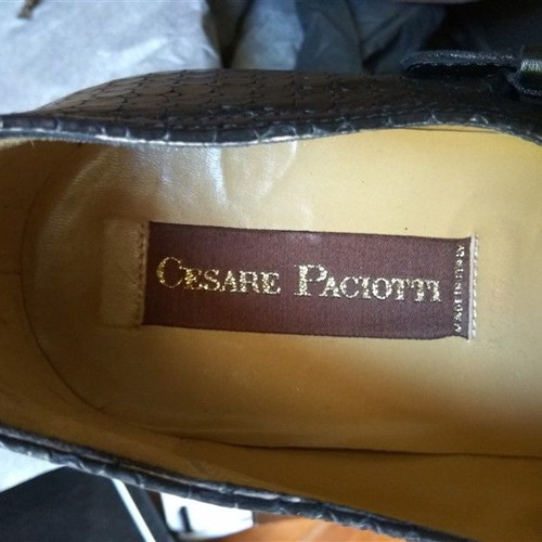 Cesare Paciotti men's oxford shoe new No 45 black