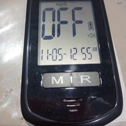 Solus blood glucose meter used, minimally used