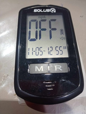 Μετρητής Σακχάρου Solus μεταχειρισμένος, ελάχιστα χρησιμοποιημένο