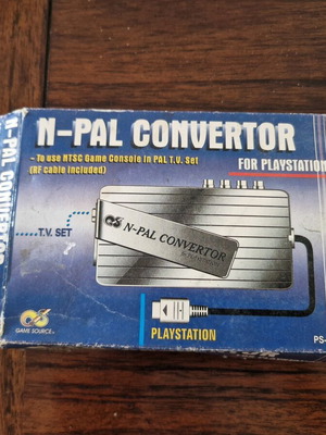 N-PAL Convertor for Playstation 1 like new NTSC to PAL