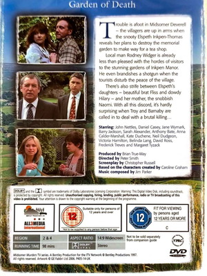 Midsomer Murders Garden of Death DVD, sealed, no subtitles