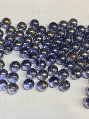Γυάλινες μπίλιες 1,5 cm, πακέτο 0,5 κιλού