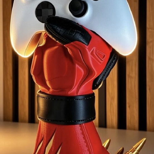 Deadpool controller stand for PS5 and Xbox