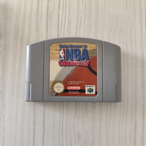 Kobe Bryant in NBA Courtside Nintendo 64 game used, PAL version