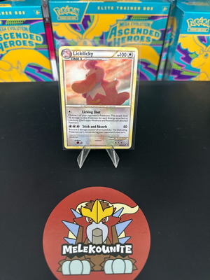 Lickilicky Pokemon card used, TM #38/102 Triumphant Uncommon
