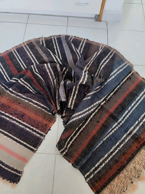 Woven traditional handmade rug new 215x65 cm