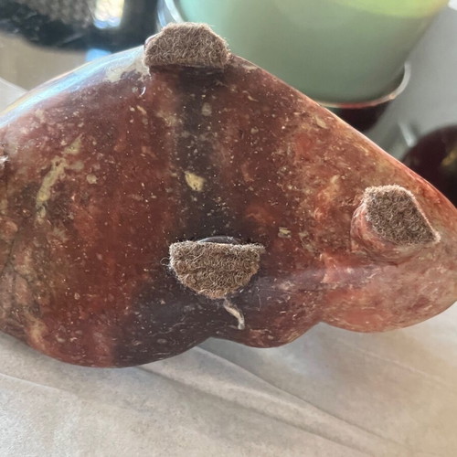 Chinese brush pot carved by hand, like new