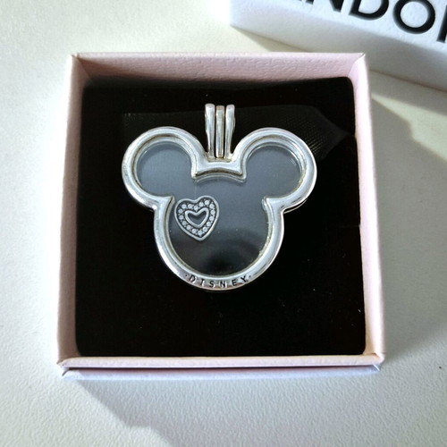Silver s9.25 Ale Disney pendant used with petite charm
