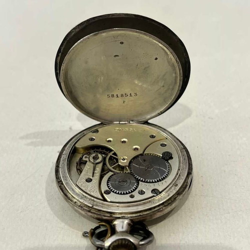 Omega vintage pocket watch early 20th century used, not working