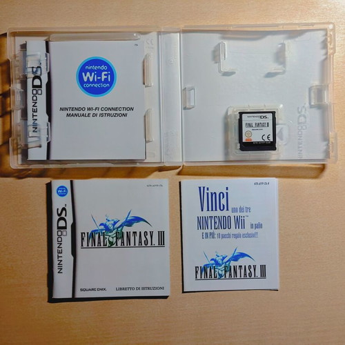 Final Fantasy III Nintendo DS used, 3D remake RPG