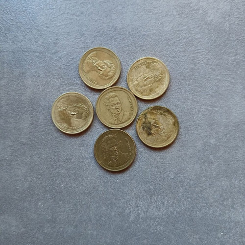 20 drachma coins used, Greece